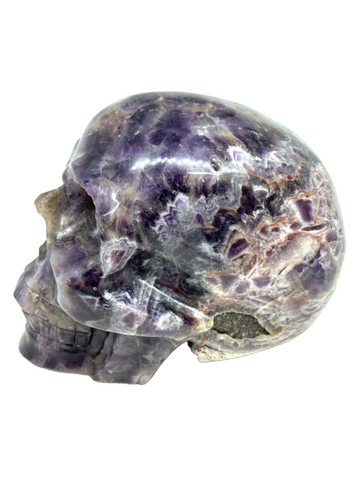 Chevron Amethyst Skull #221