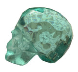 Blue Obsidian Skull #328