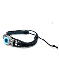 Evil Eye Leather Bracelet