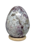 Pink Tourmaline & Smokey Quartz Egg #285