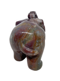 Moss Agate Elephant #311 - 10cm