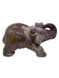 Moss Agate Elephant #311 - 10cm