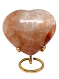 Fire Quartz Heart #414 - 10.3cm