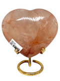 Fire Quartz Heart #414 - 10.3cm