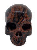 Mahogany Obsidian Skull #410