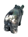 Moss Agate Rhino #306 - 15cm