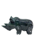 Moss Agate Rhino #306 - 15cm