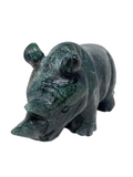 Moss Agate Rhino #306 - 15cm