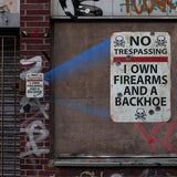 "No Trespassing" Sign
