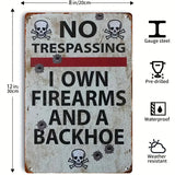 "No Trespassing" Sign