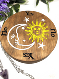 Wooden Pendulum Board with Pendulum Necklace #264