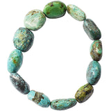 African Turquoise Tumbled Bracelet