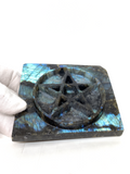 Labradorite Pentagram Tile #427