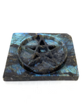Labradorite Pentagram Tile #427