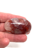 Fire Quartz Palm Stone #42