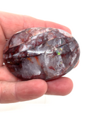 Fire Quartz Palm Stone #44