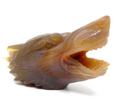Agate Geode Wolf #500