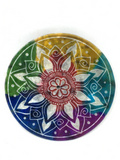 Soapstone Multi-Colour Incense Holder 7.5cm