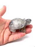 Tourmalinated Quartz Turtle #67