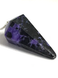 Charoite Faceted Pendulum