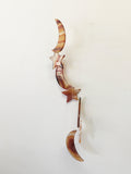 Natural Brown Agate Wind Chime - Moon & Stars
