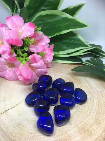Blue Obsidian Tumble Stones