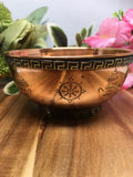 Auspicious Symbols Copper Bowl