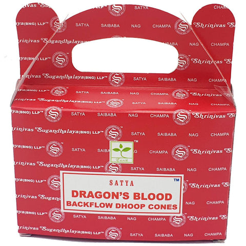 SATYA Dragon's Blood Backflow Dhoop Cones