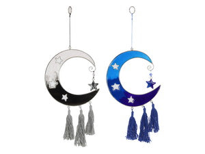 Moon Sun Catcher with Tassels - 2 assorted