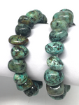 African Turquoise Nugget Bracelet