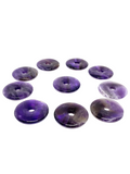 Amethyst Donut Pendant - 3cm
