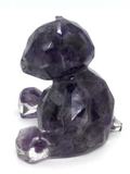 Sitting Teddy Bear - Amethyst
