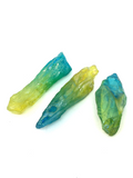 Yellow / Blue Aura Quartz Rough Points