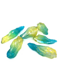 Yellow / Blue Aura Quartz Rough Points