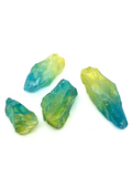 Yellow / Blue Aura Quartz Rough Points
