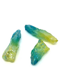 Yellow / Blue Aura Quartz Rough Points