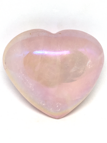 Aura Rose Quartz Heart #478 - 8cm