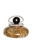 Black Star Diopside Sterling Silver Ring #323 - Size 6