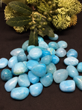 Aragonite Blue Tumble Stones AAA
