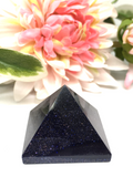 Blue Goldstone Pyramid