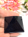 Blue Goldstone Pyramid