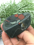 African Bloodstone Heart Bowl #291