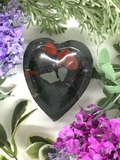 African Bloodstone Heart Bowl #291