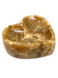 Yellow Jade Heart Bowl #461