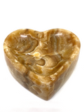 Yellow Jade Heart Bowl #461