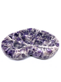 Chevron Amethyst Heart Bowl #462