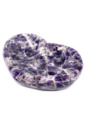 Chevron Amethyst Heart Bowl #462