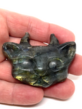 Labradorite Horned Cat #153