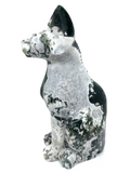Moss Agate Sphynx Cat #186 - 15.4cm