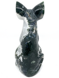 Moss Agate Sphynx Cat #186 - 15.4cm